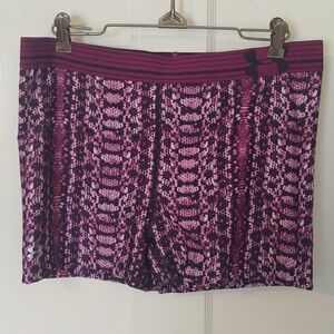 Under Armour Purple Snakeskin Spandex Bike Shorts Sz L?